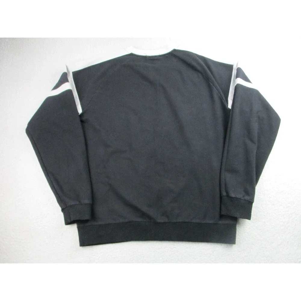VTG Adidas Sweater‎ Mens 2XL Trefoil Crewneck Universal Black White Sweatshirt